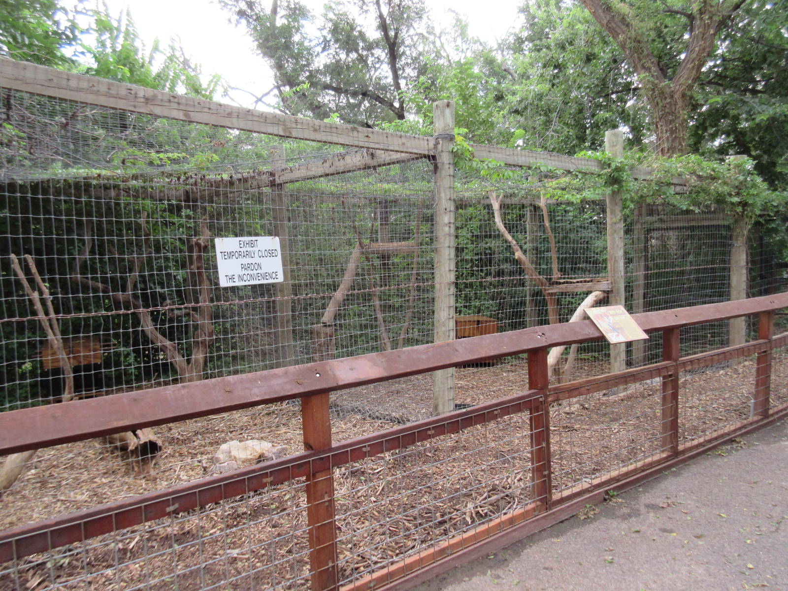 Red Fox Exhibit (currently empty)