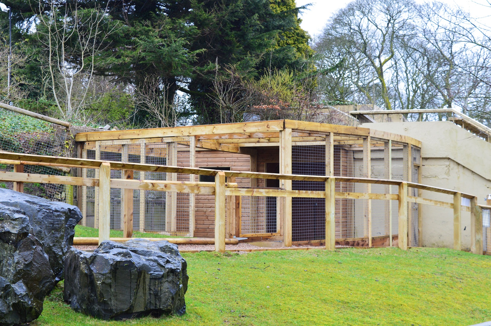 Red-necked wallaby housing