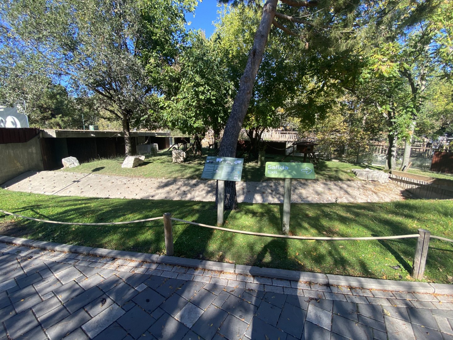 Red panda and muntjac enclosure