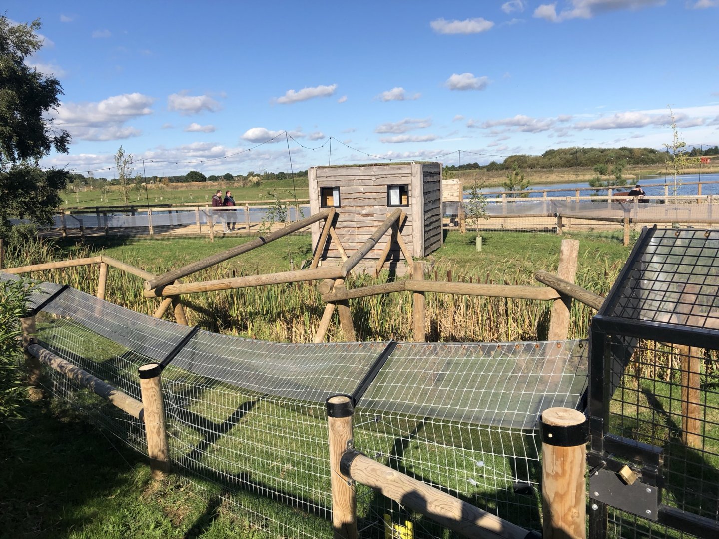 Red Panda Enclosure at Yorkshire Wildlife Park (October 2021)