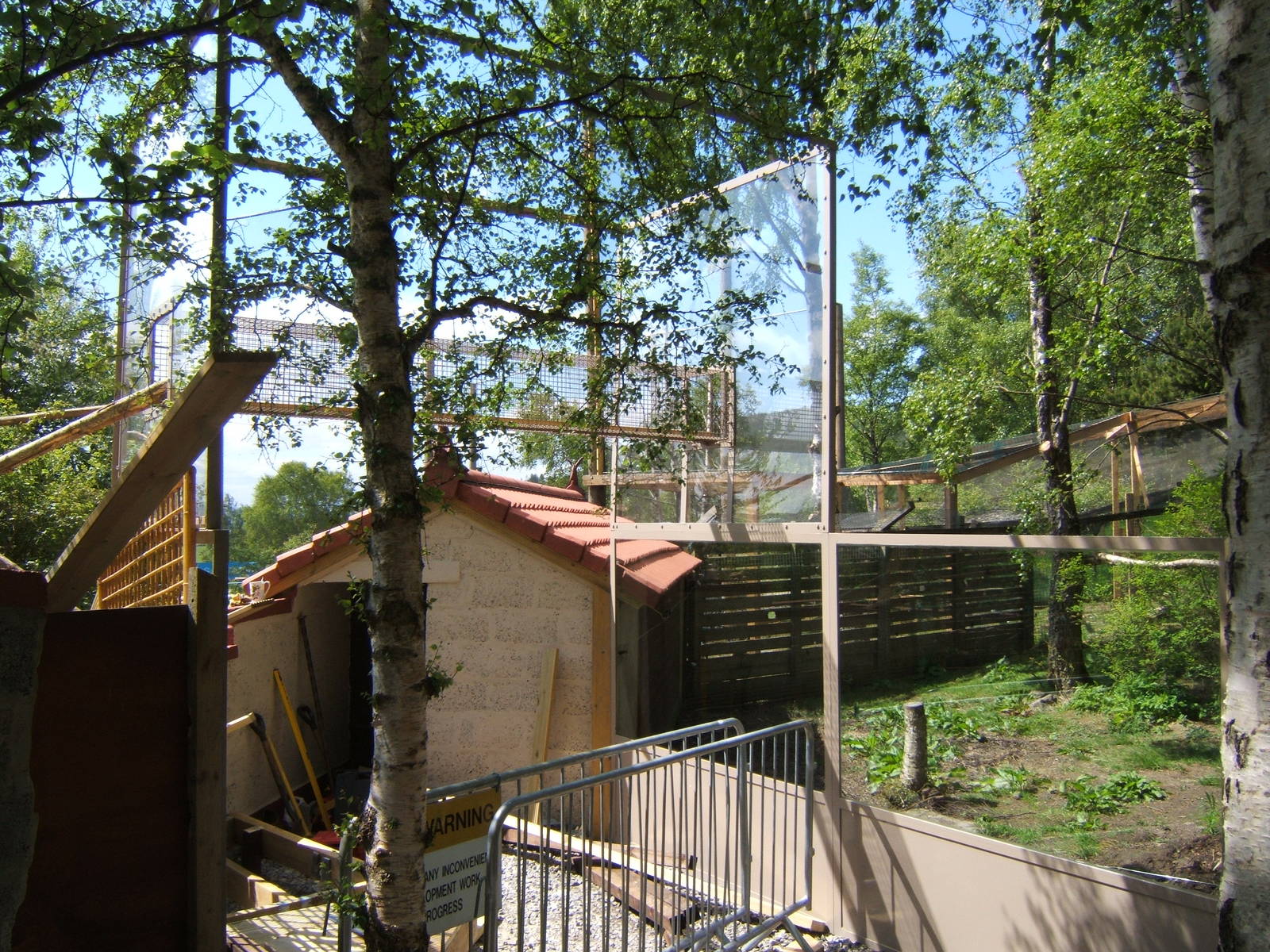 Red Panda enclosure