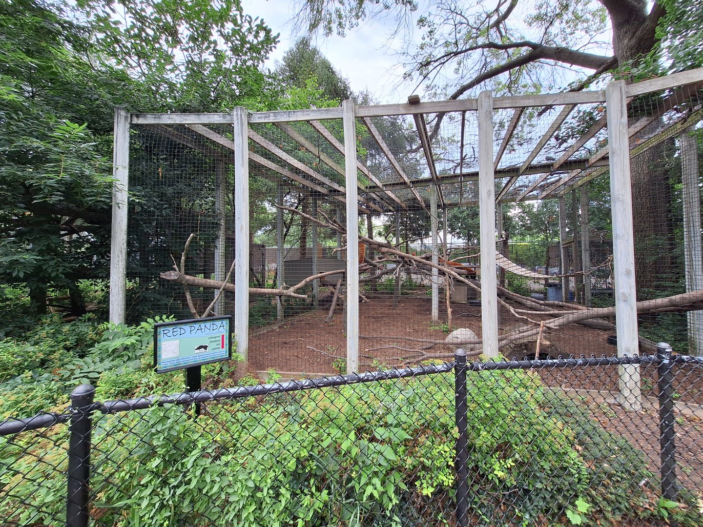 Red Panda enclosure