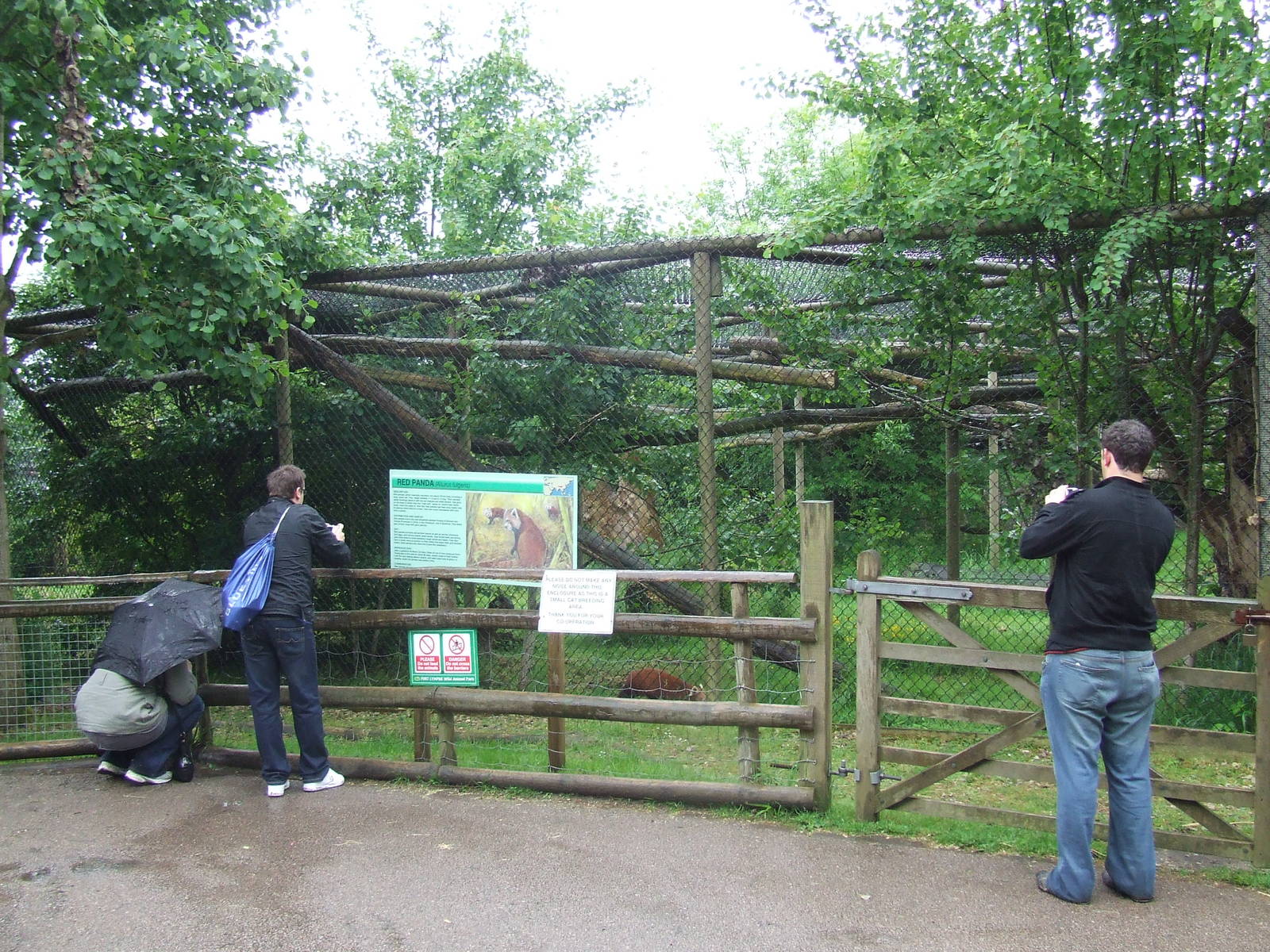 Red Panda enclosure