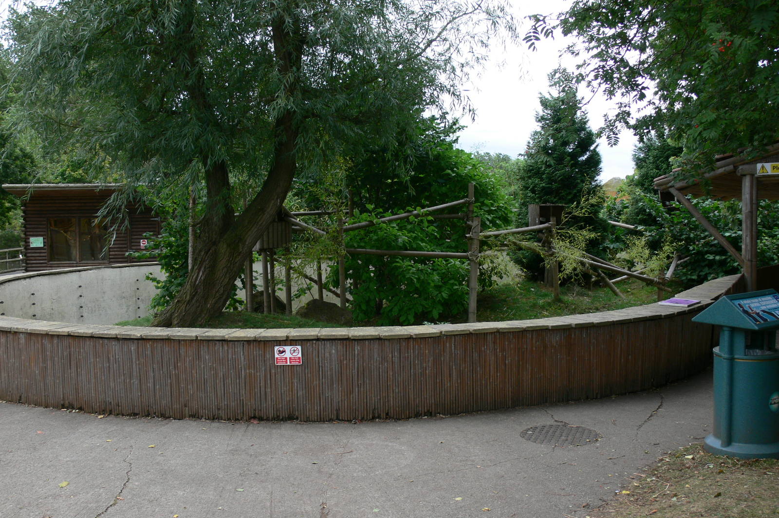 Red Panda Exhibit at Blackpool Zoo, 16/08/14.