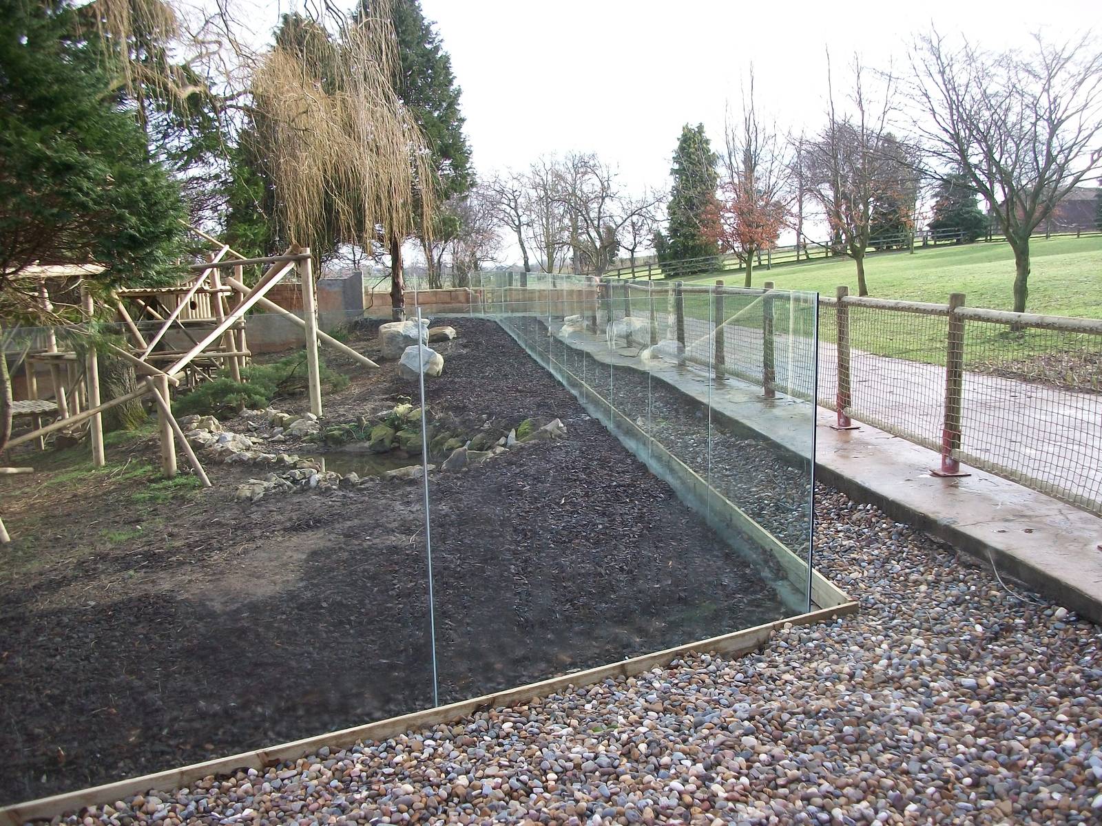 Red Panda exhibit completed, 21st February 2014