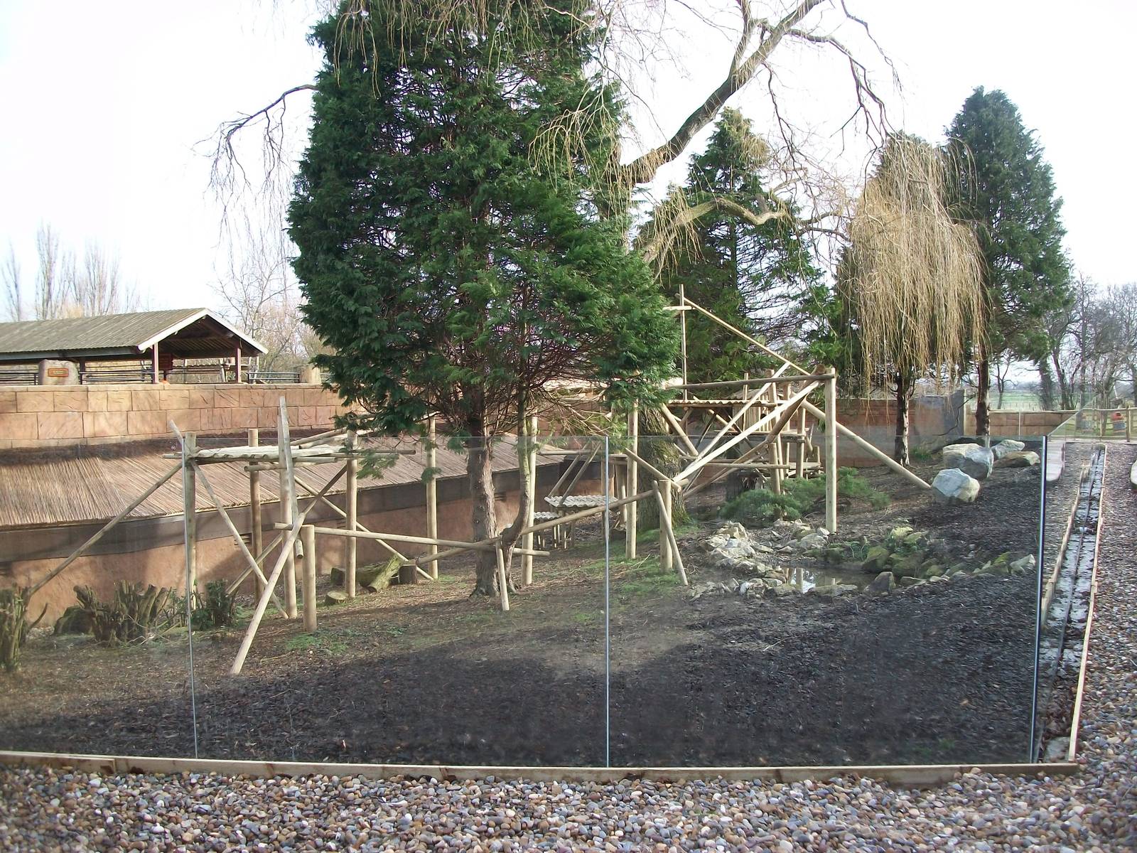 Red Panda exhibit completed, 21st February 2014