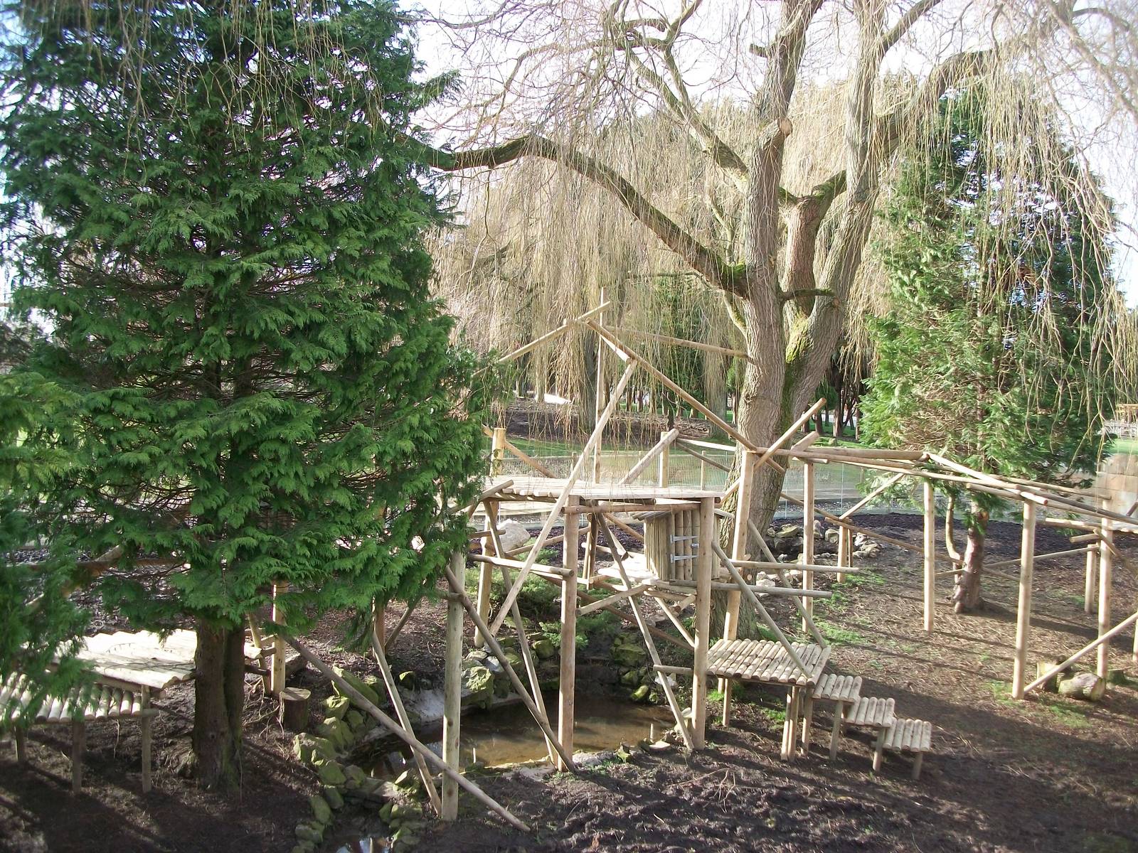 Red Panda exhibit completed, 21st February 2014