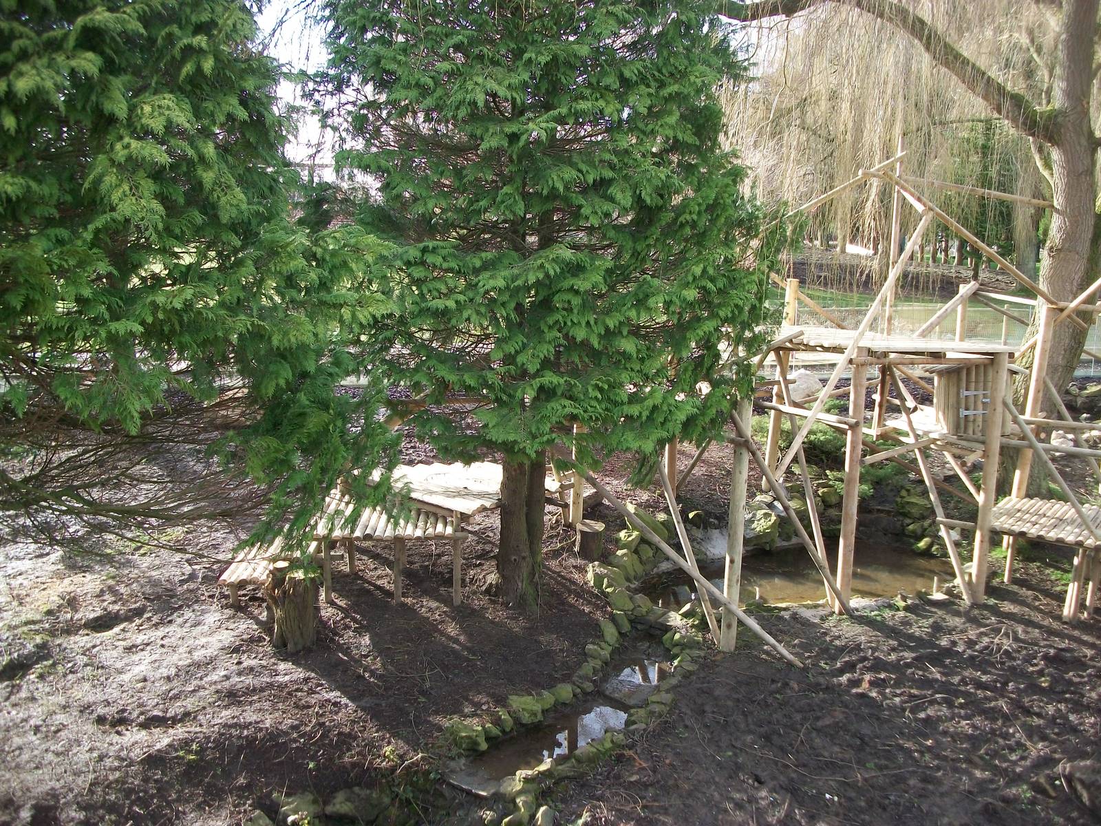 Red Panda exhibit completed, 21st February 2014