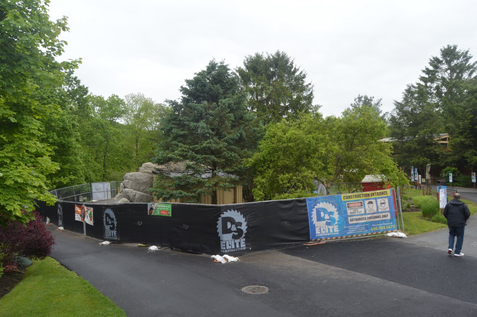 Red Panda Exhibit - Construction