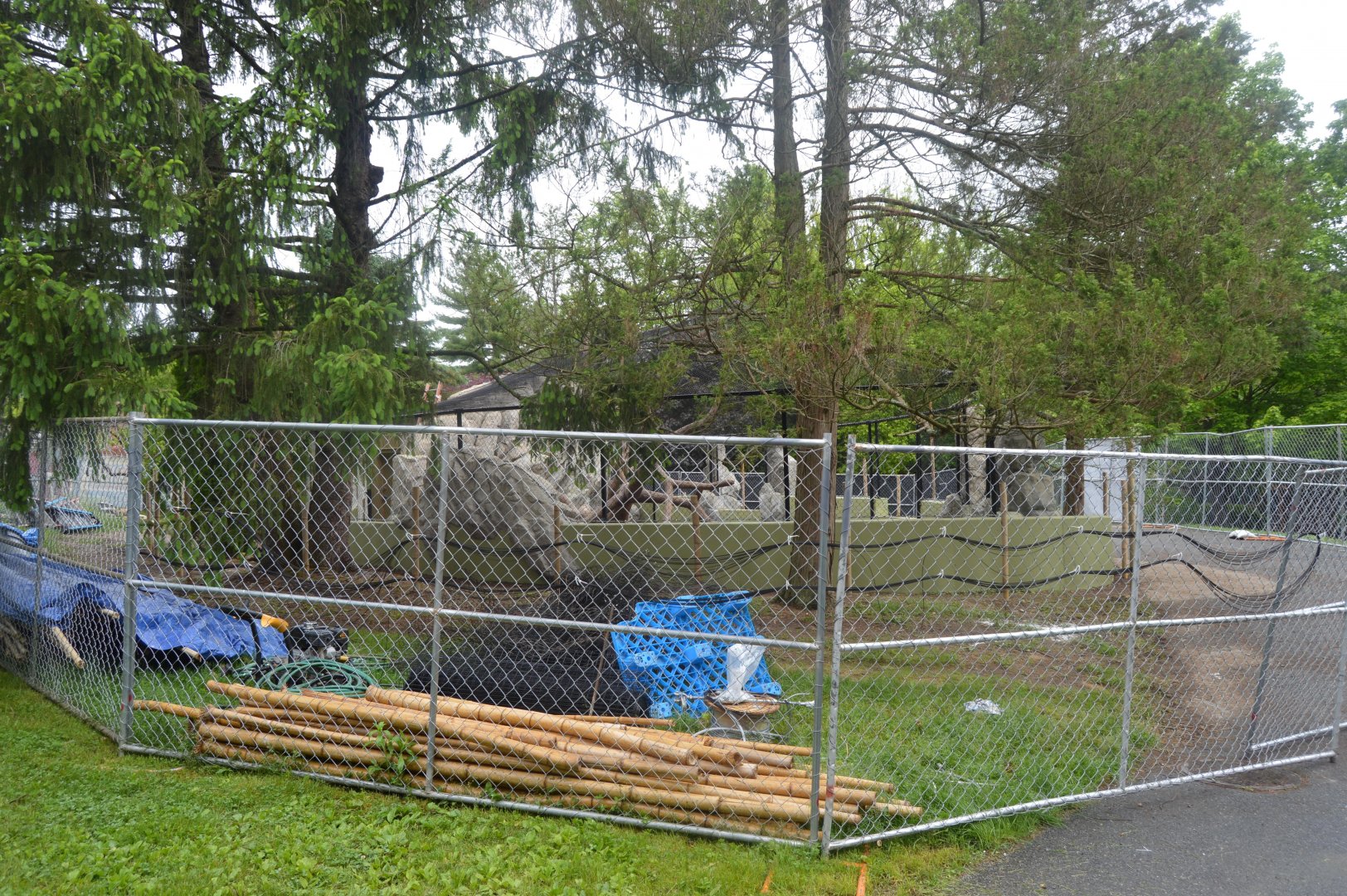 Red Panda Exhibit - Construction
