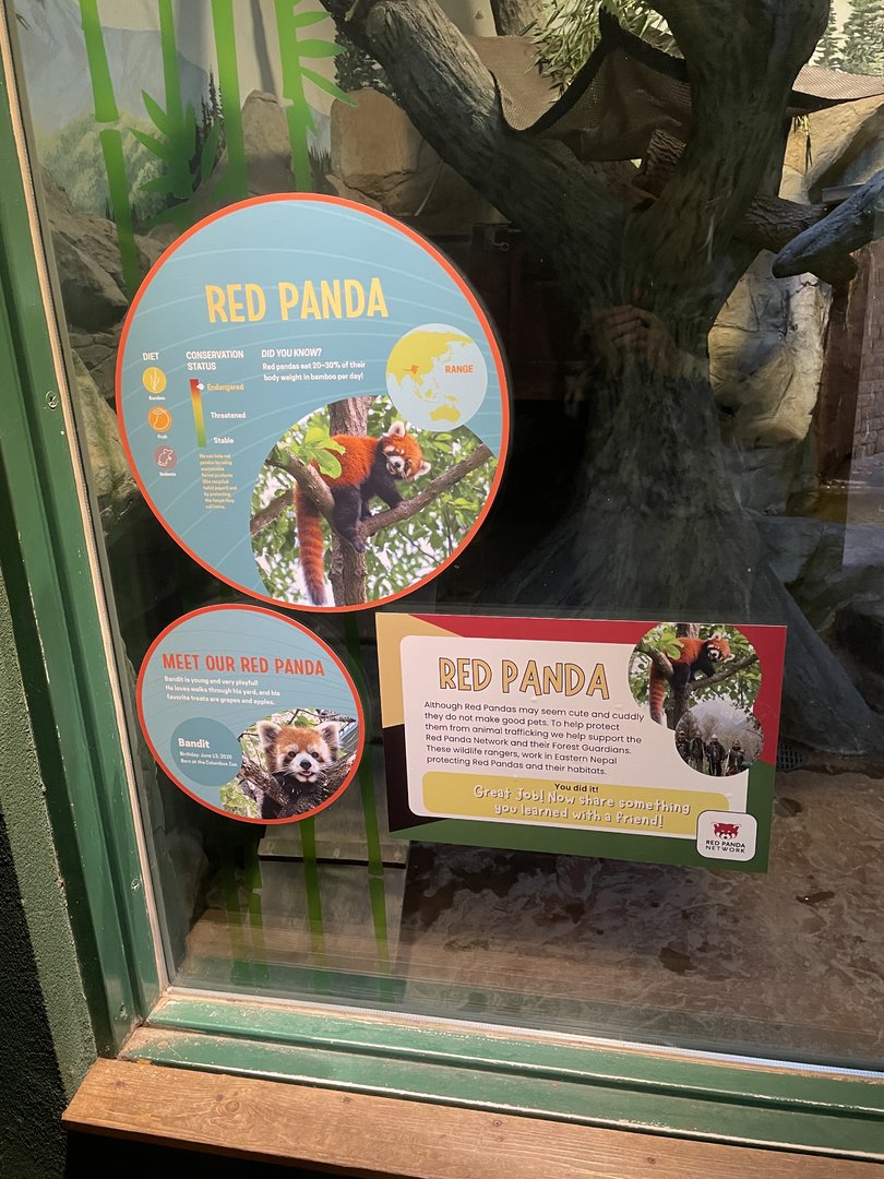 Red Panda Signage #1