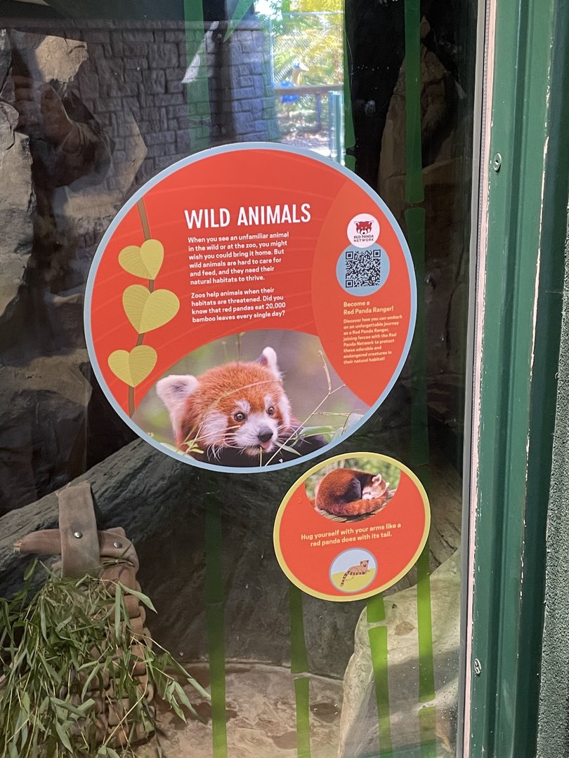 Red Panda Signage #2