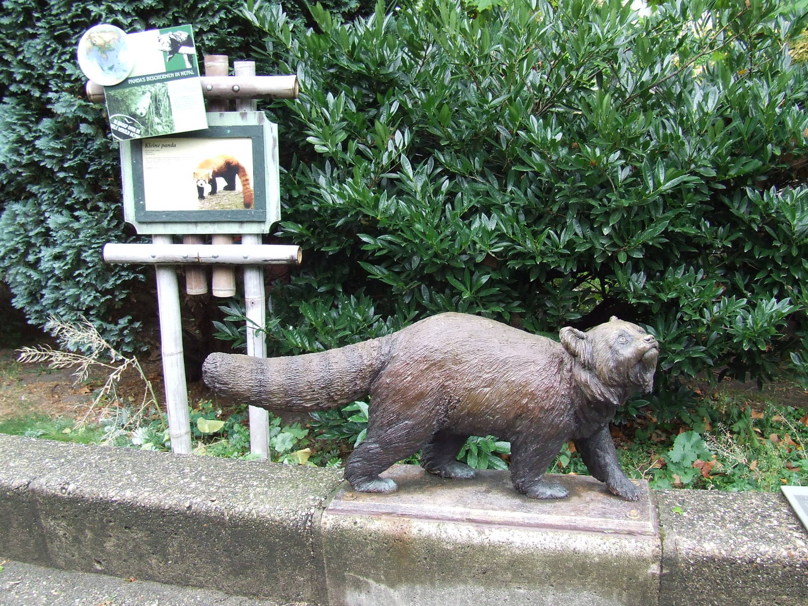 Red Panda statue