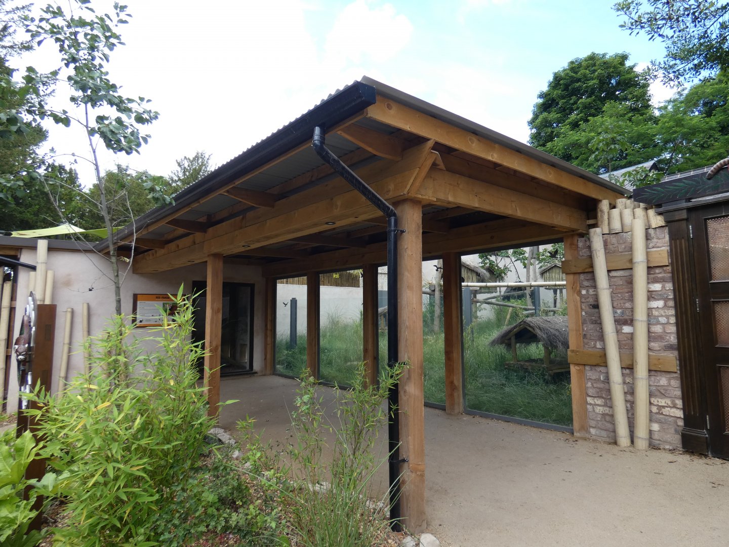 Red panda viewing area