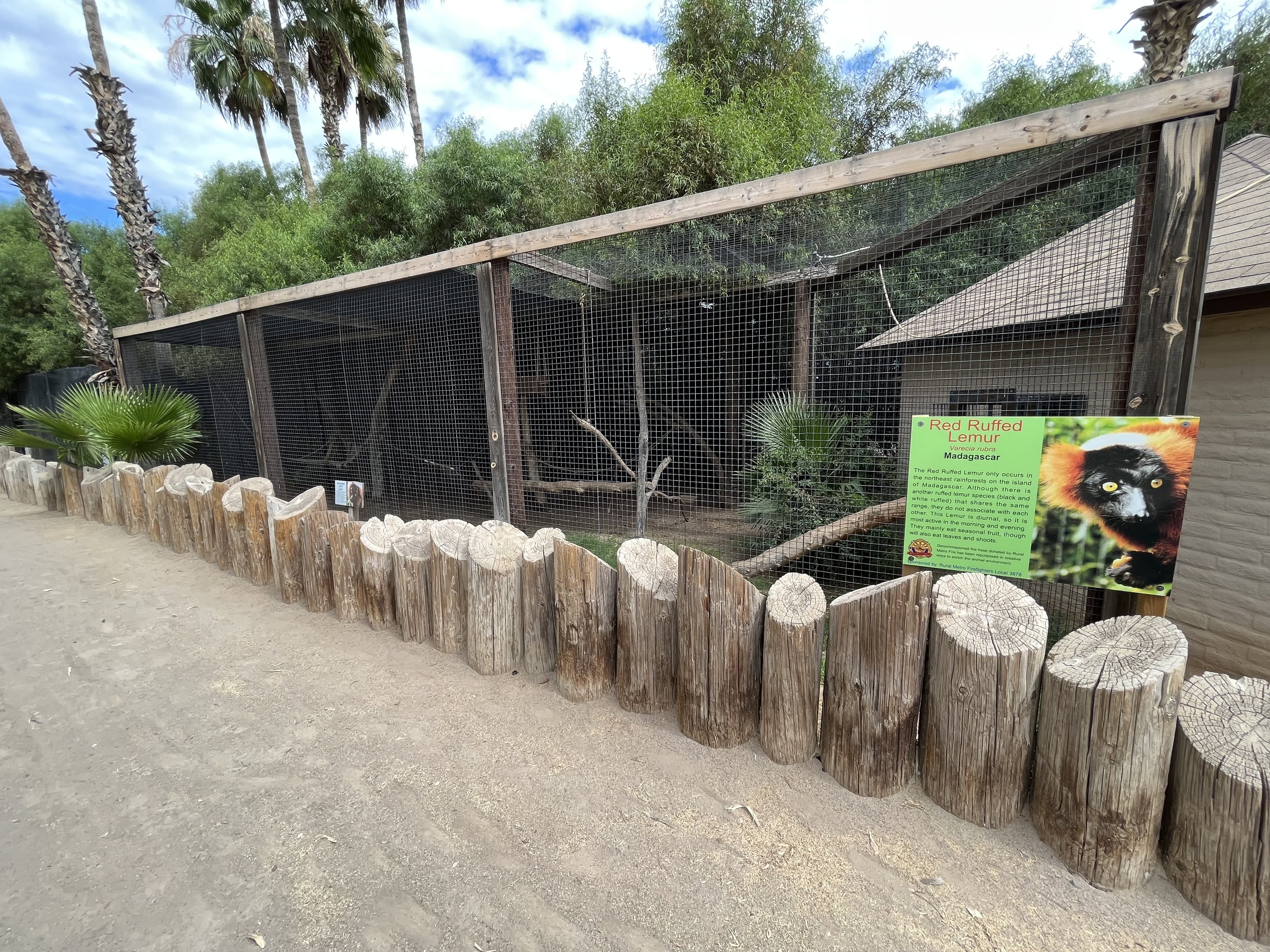 Red Ruffed Lemur Exhibit