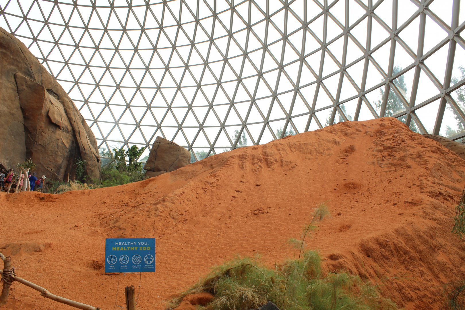Red Sand Display - Desert Dome