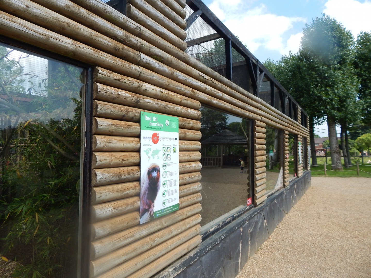 Red titi enclosure 020721
