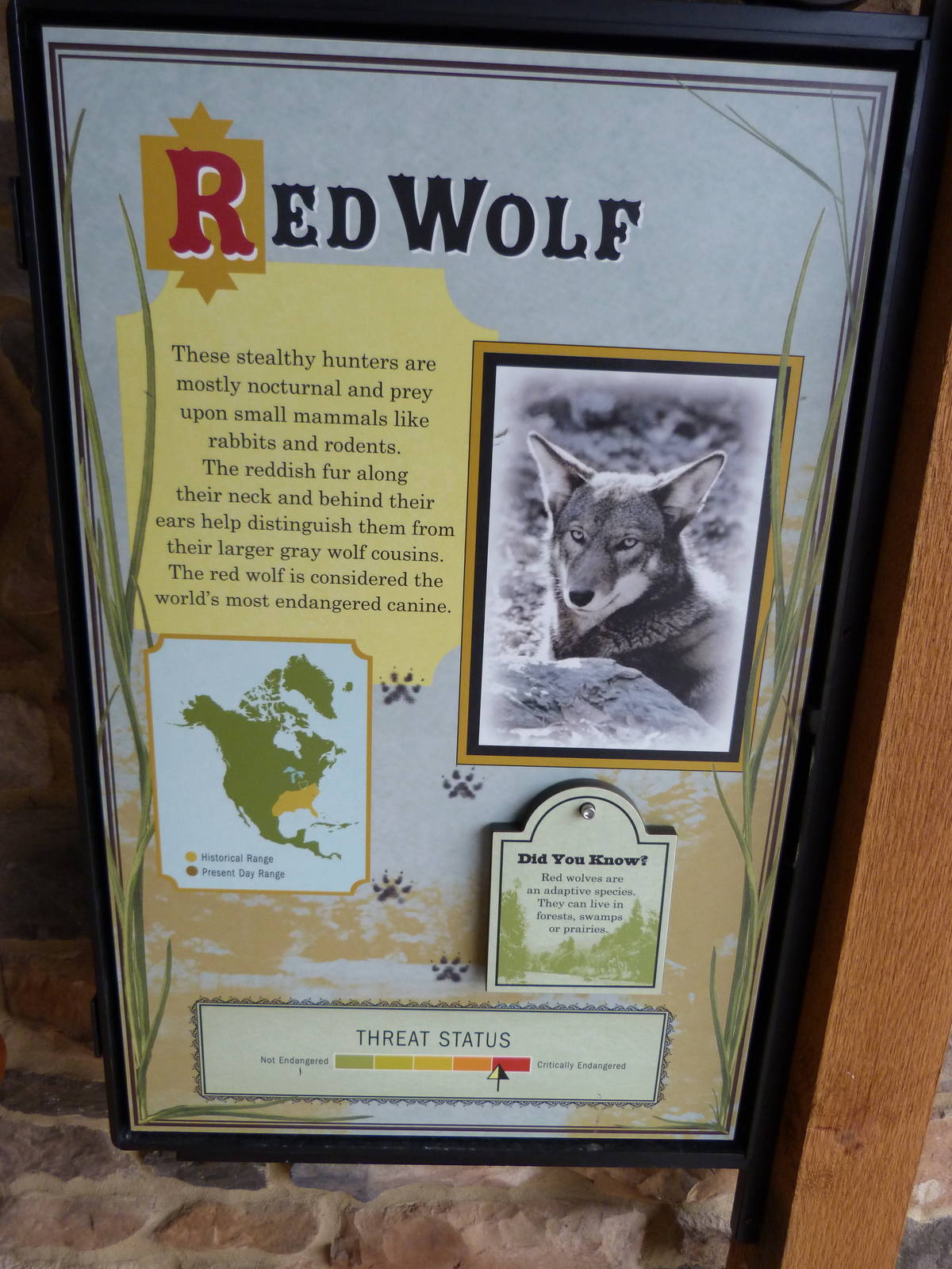 Red Wolf Signage