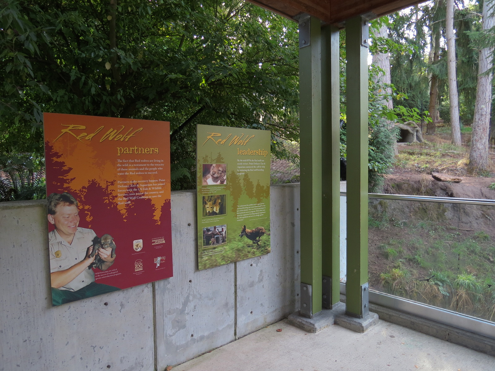 Red Wolf Woods - Exhibit 1 - Viewing Shelter