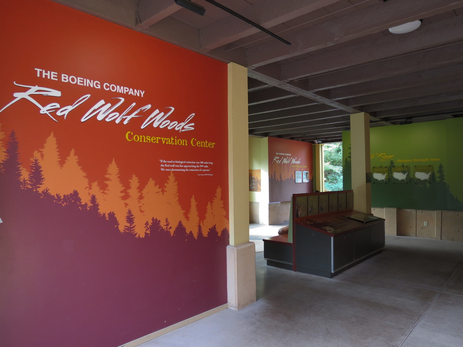 Red Wolf Woods - Exhibit 2 - Viewing Cabin