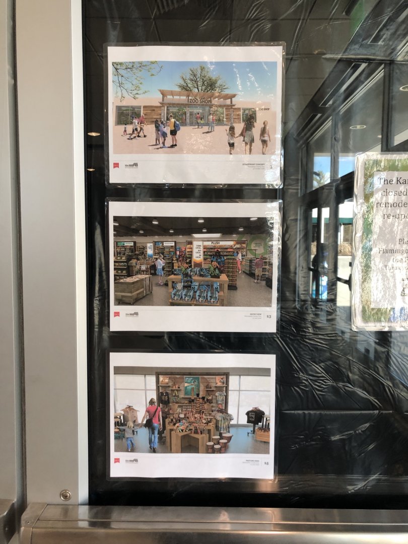 Redesigned gift shop