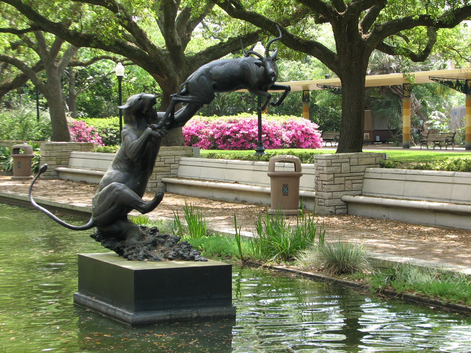 Reflecting Pool - Statue