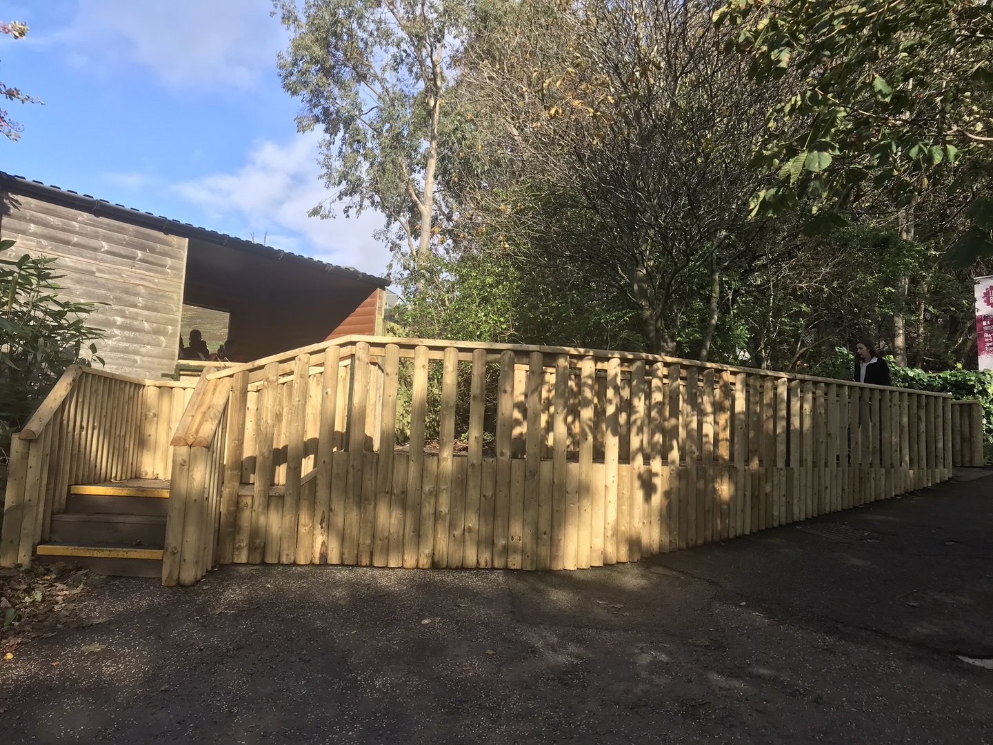 Refurbished gelada viewing platform