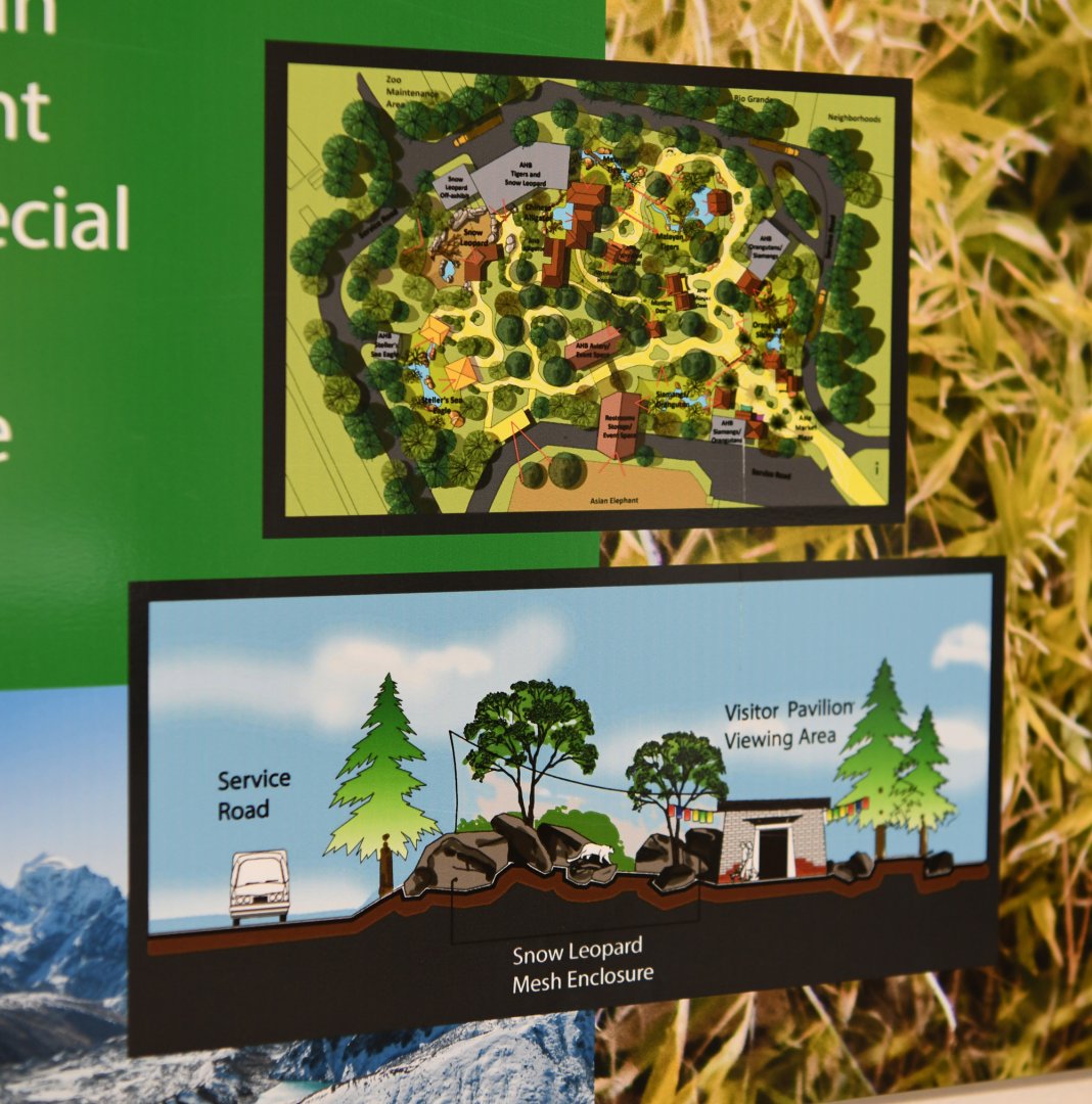 rendering of upcoming Asia exhibits