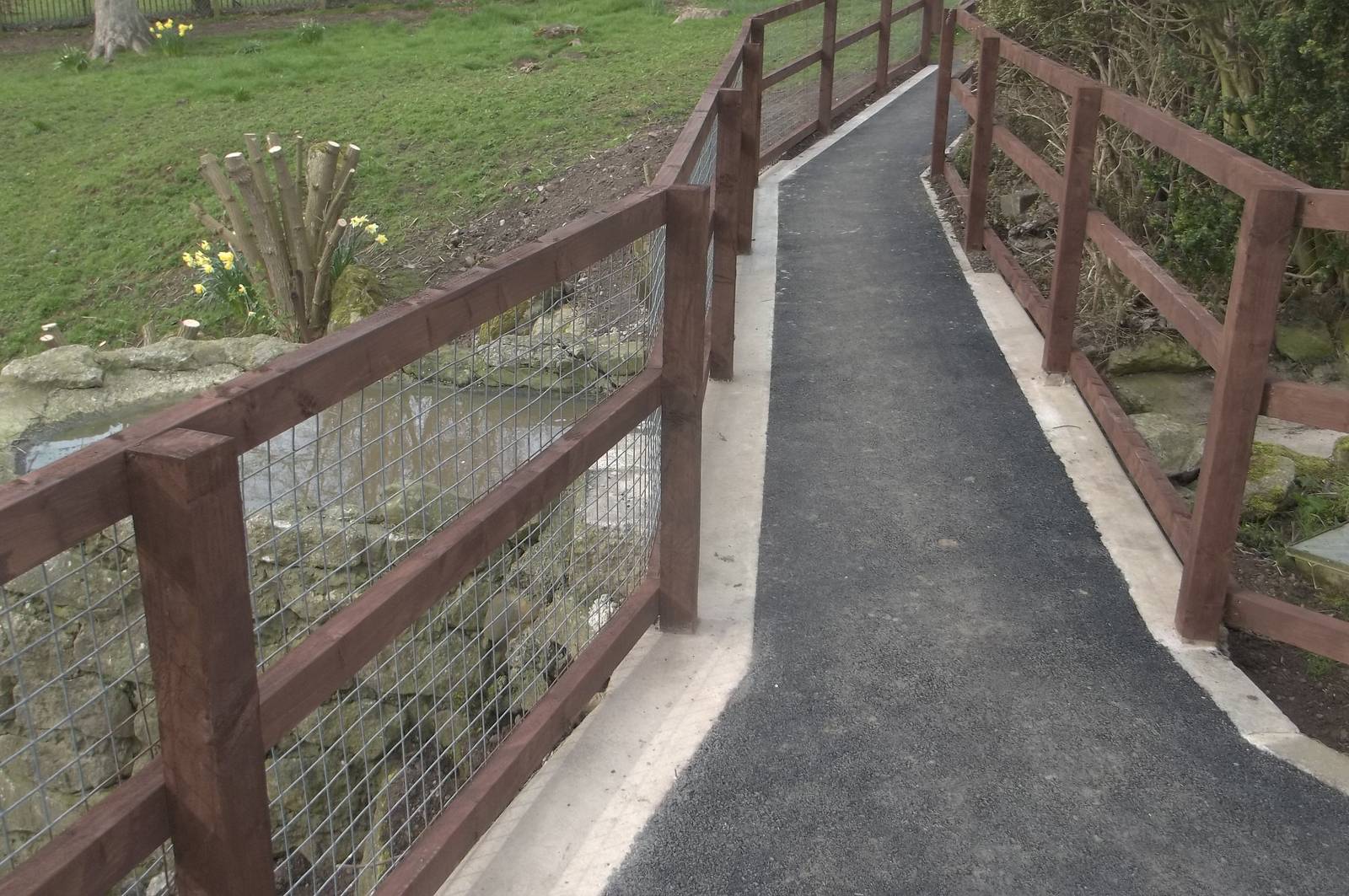 Renewed pathway open, 12th April 2016