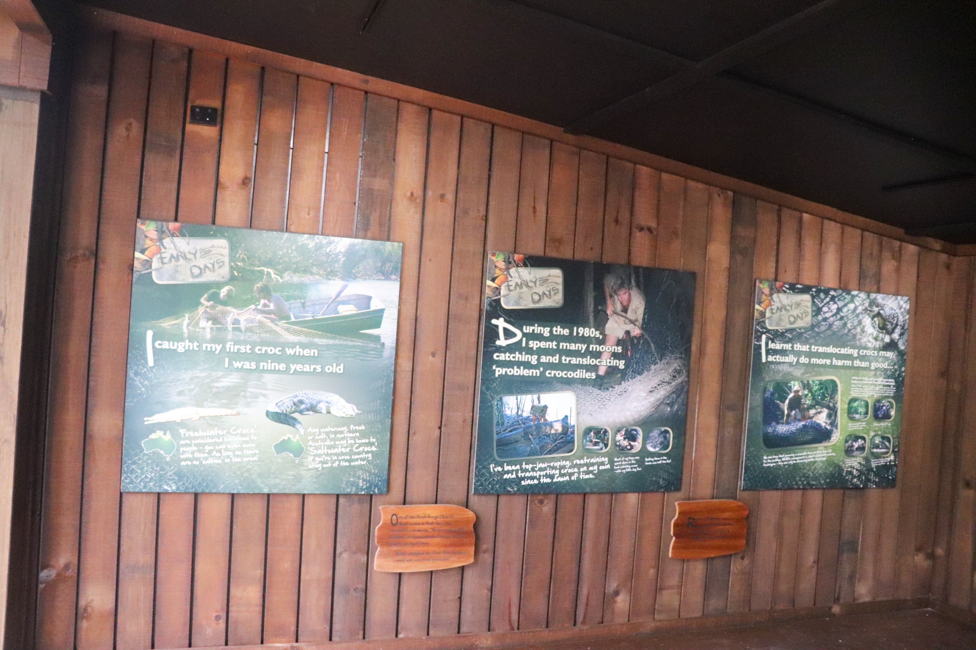 Renovated Crocodile Environmental Park (Opened 2020) - Signage