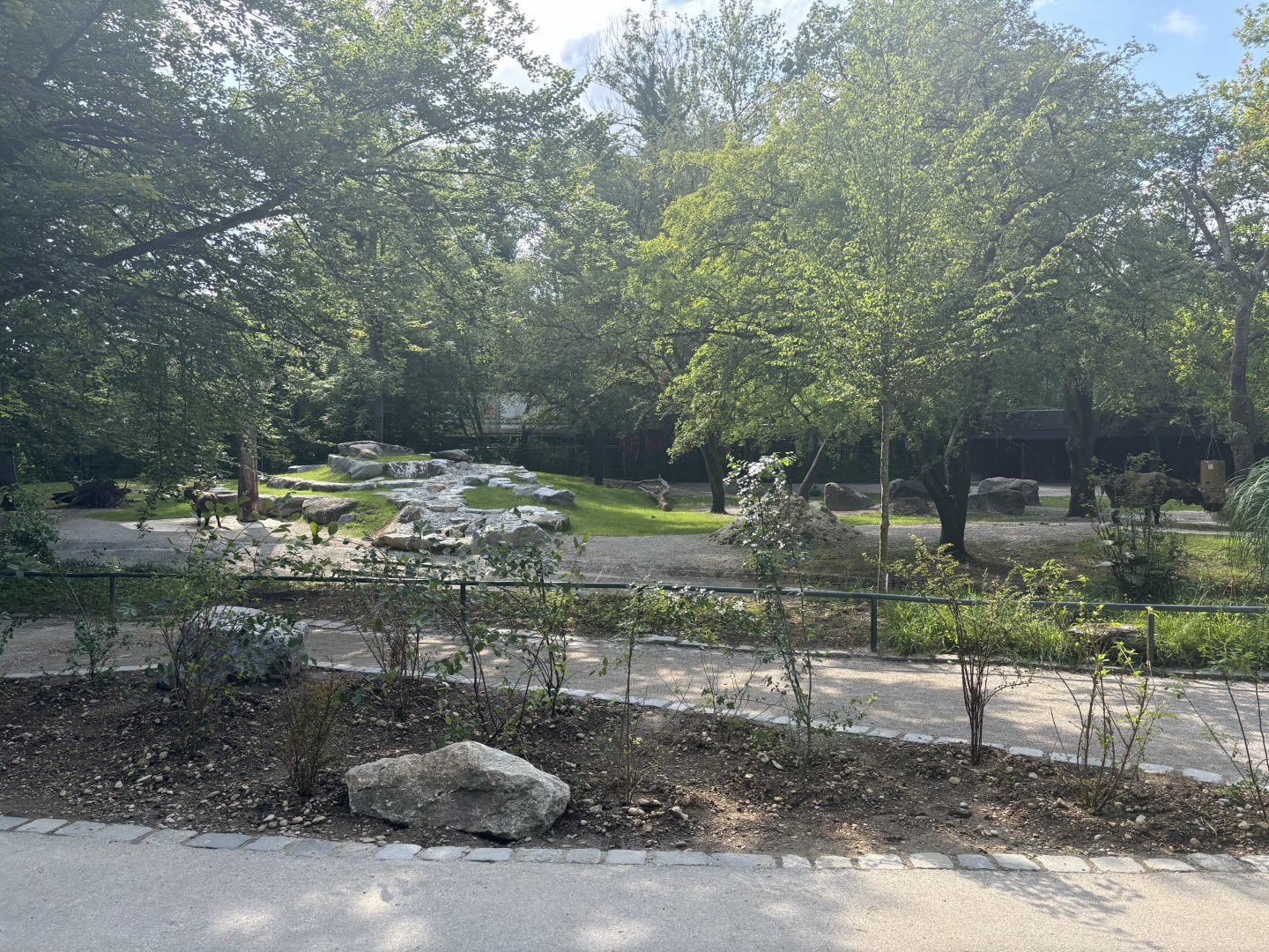 Renovated Takin Enclosure and visitor path.