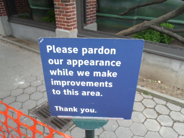 Renovation Sign