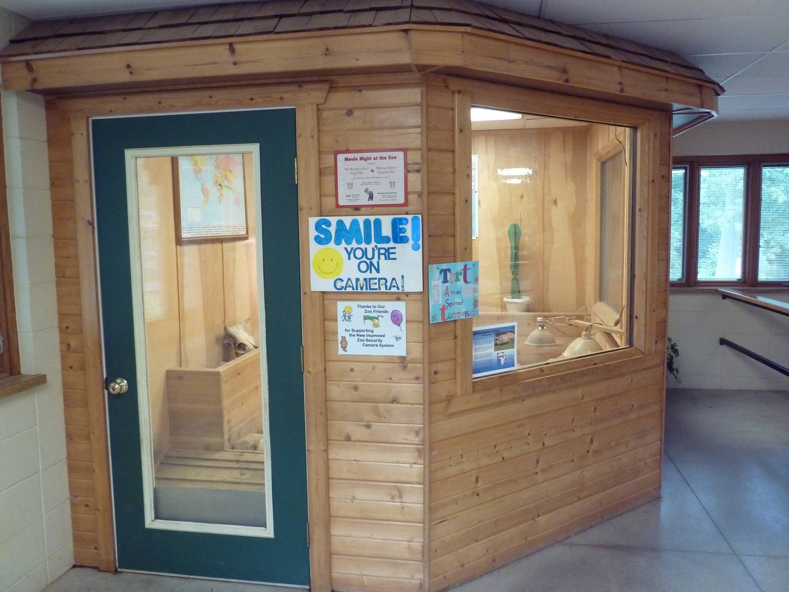 Reptile House - African Spurred Tortoise Exhibit