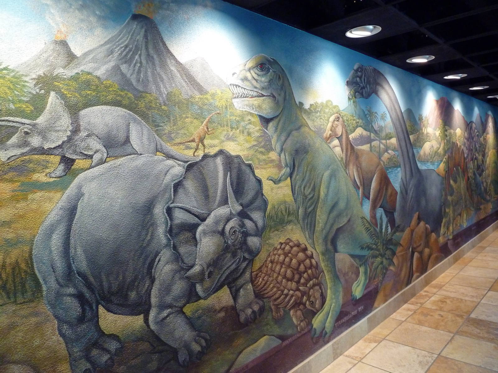 Reptile House - Dinosaur Mural