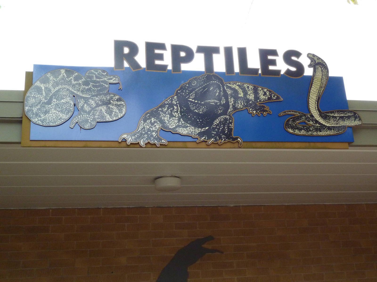 Reptile House - Entrance Sign