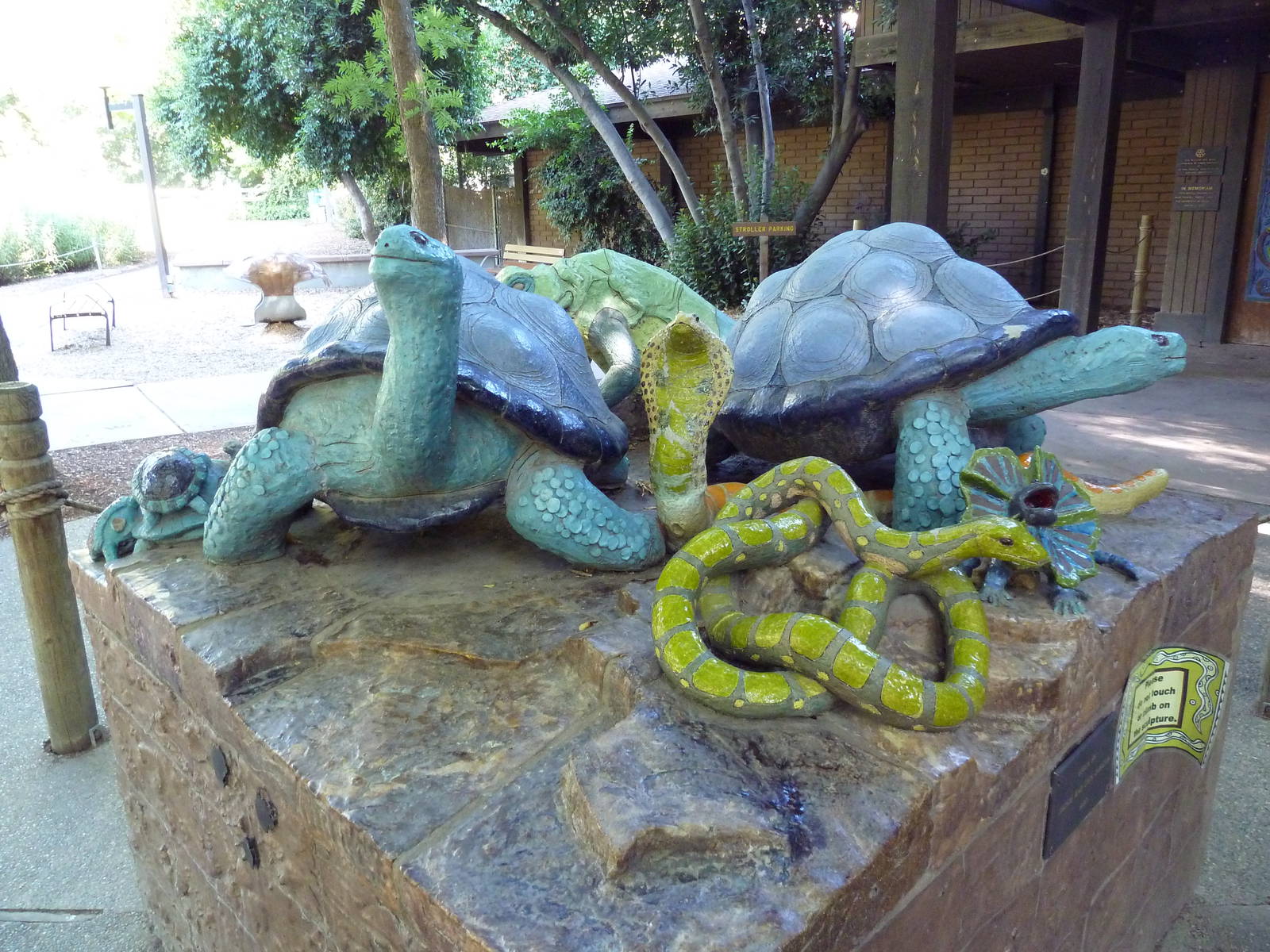 Reptile House - Exterior Statues