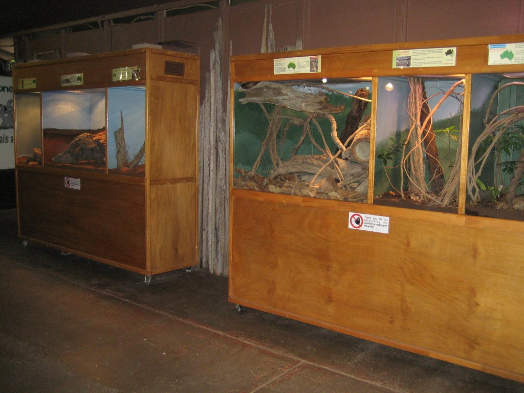 Reptile House interior