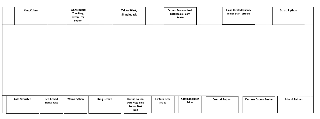 Reptile House Layout, October 2021