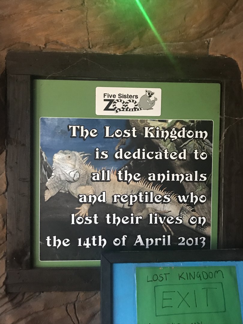 Reptile house memorial