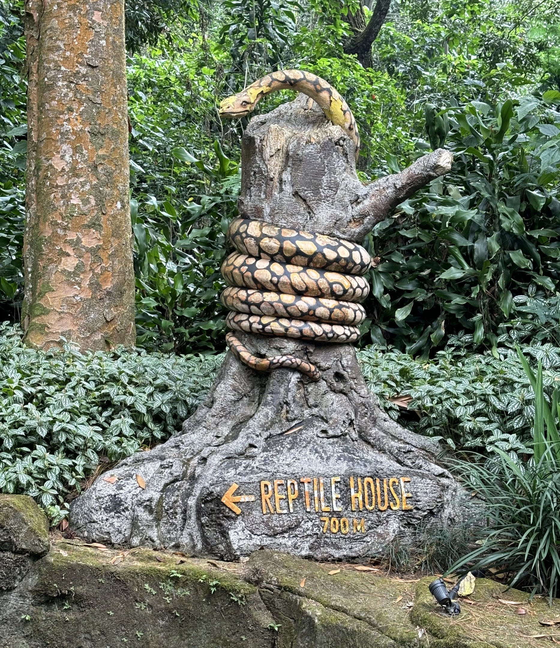 Reptile House Statue