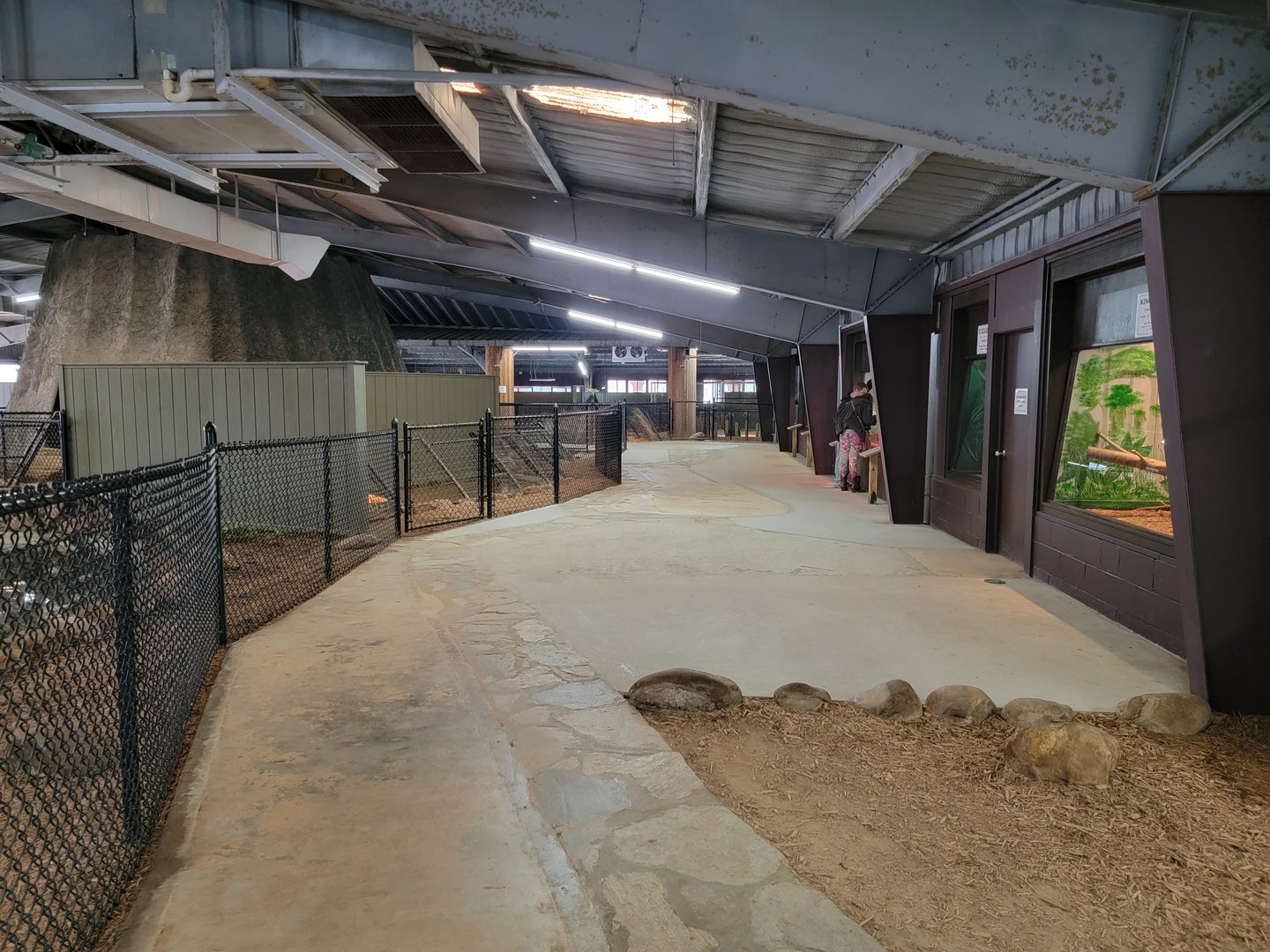 Reptile Lagoon, SOTB - Path, big snakes ahead on right