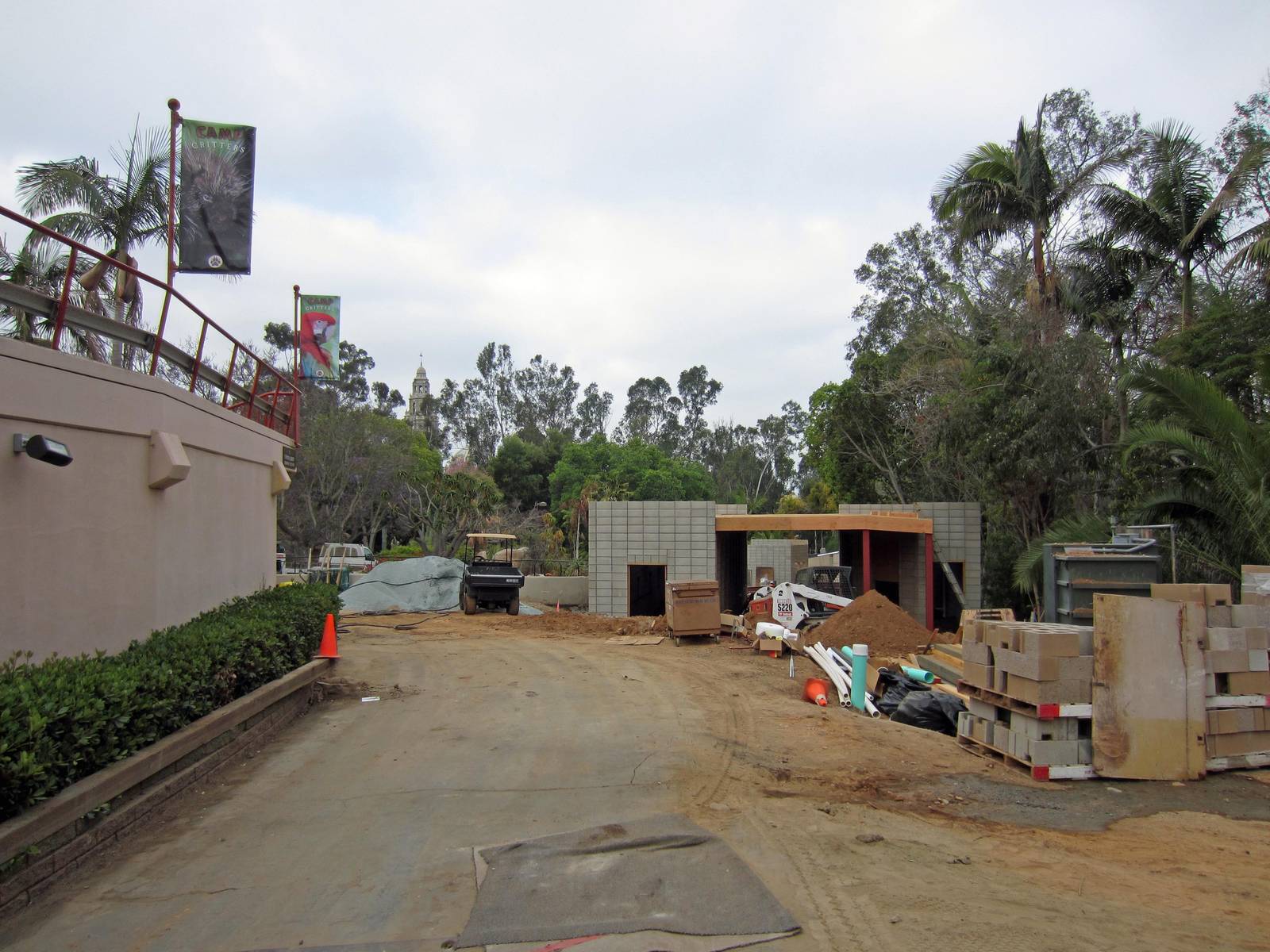 Reptile Mesa under construction