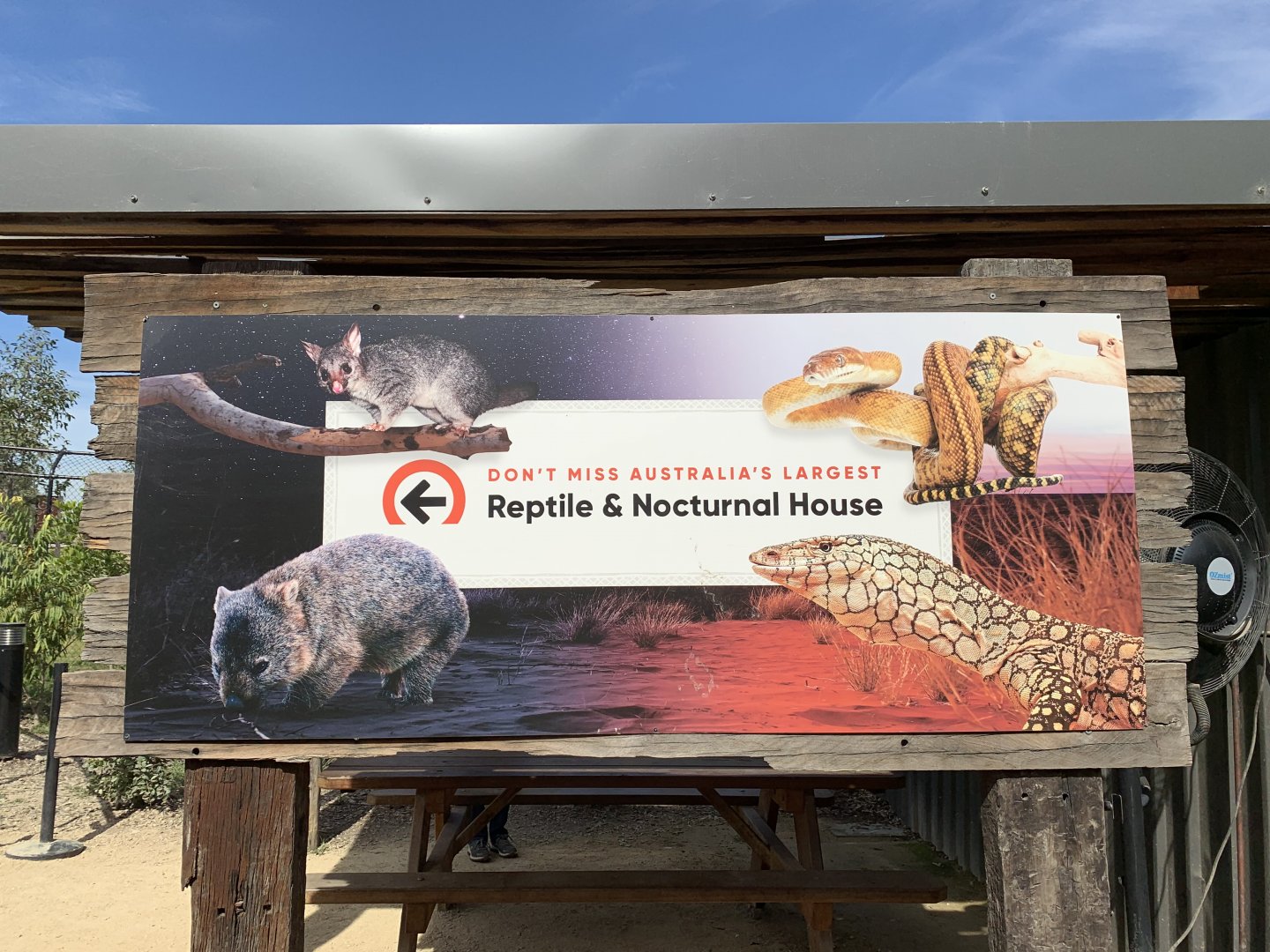 Reptile & Noctural House Sign