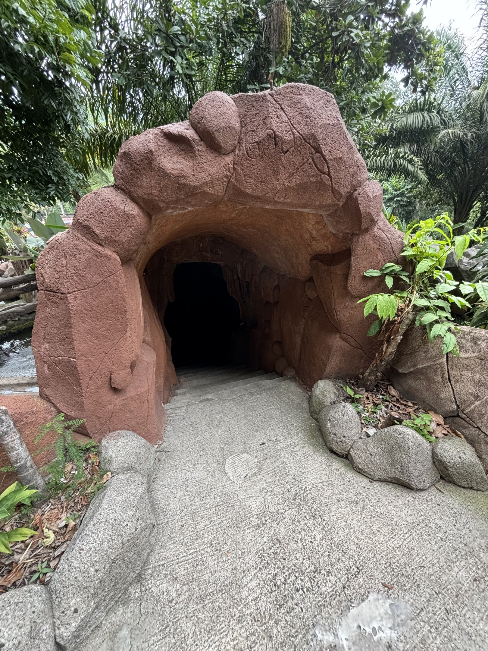Reptile Park - cave entrance