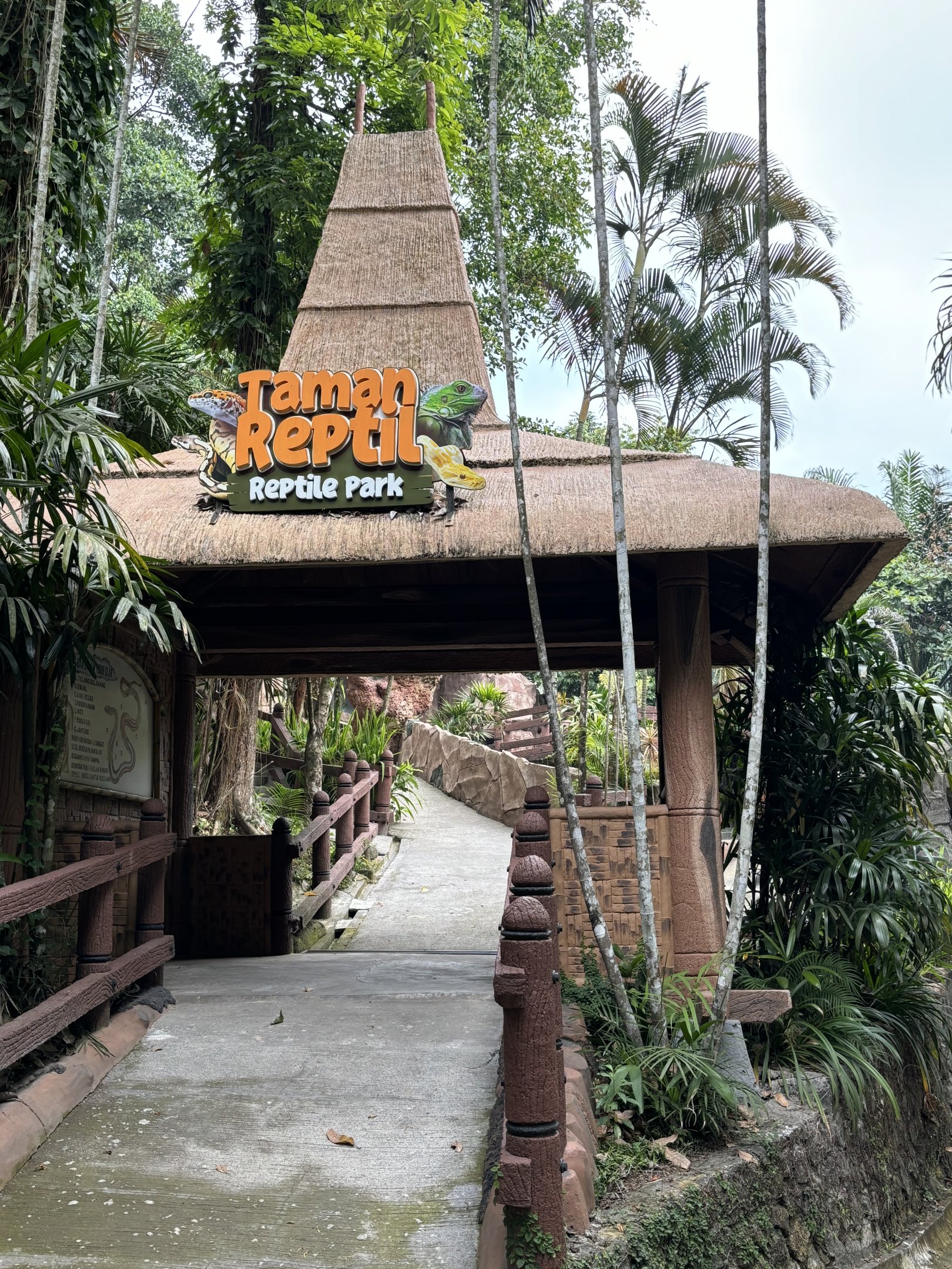 Reptile Park - entrance area