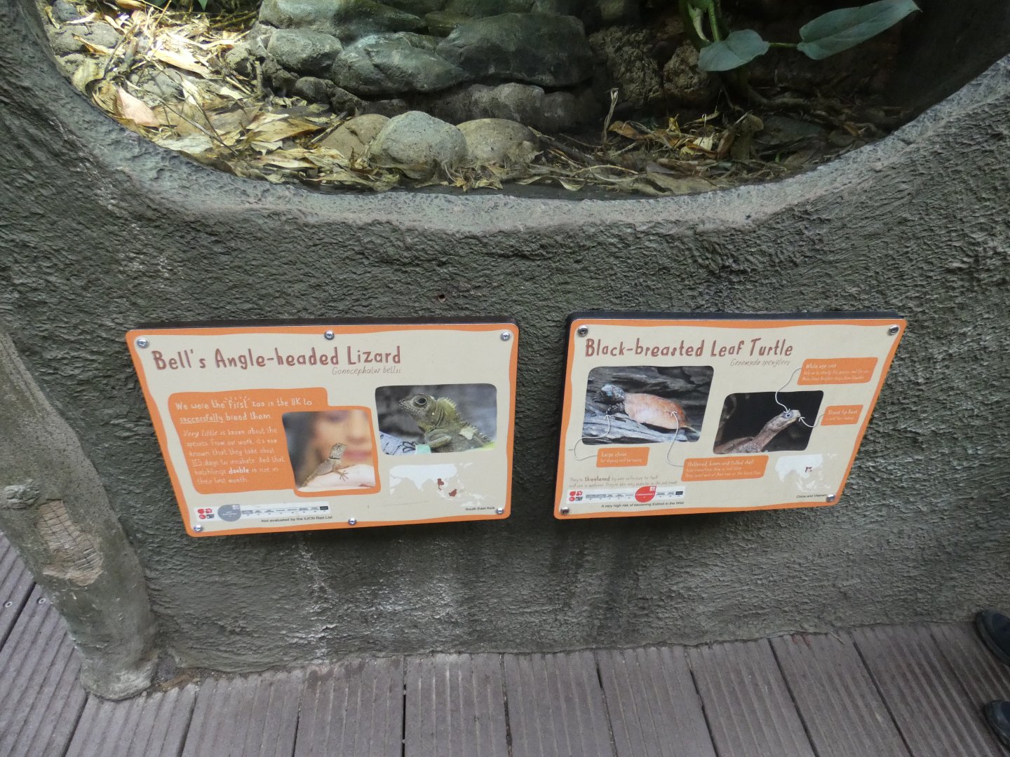 Reptile signage in RORA