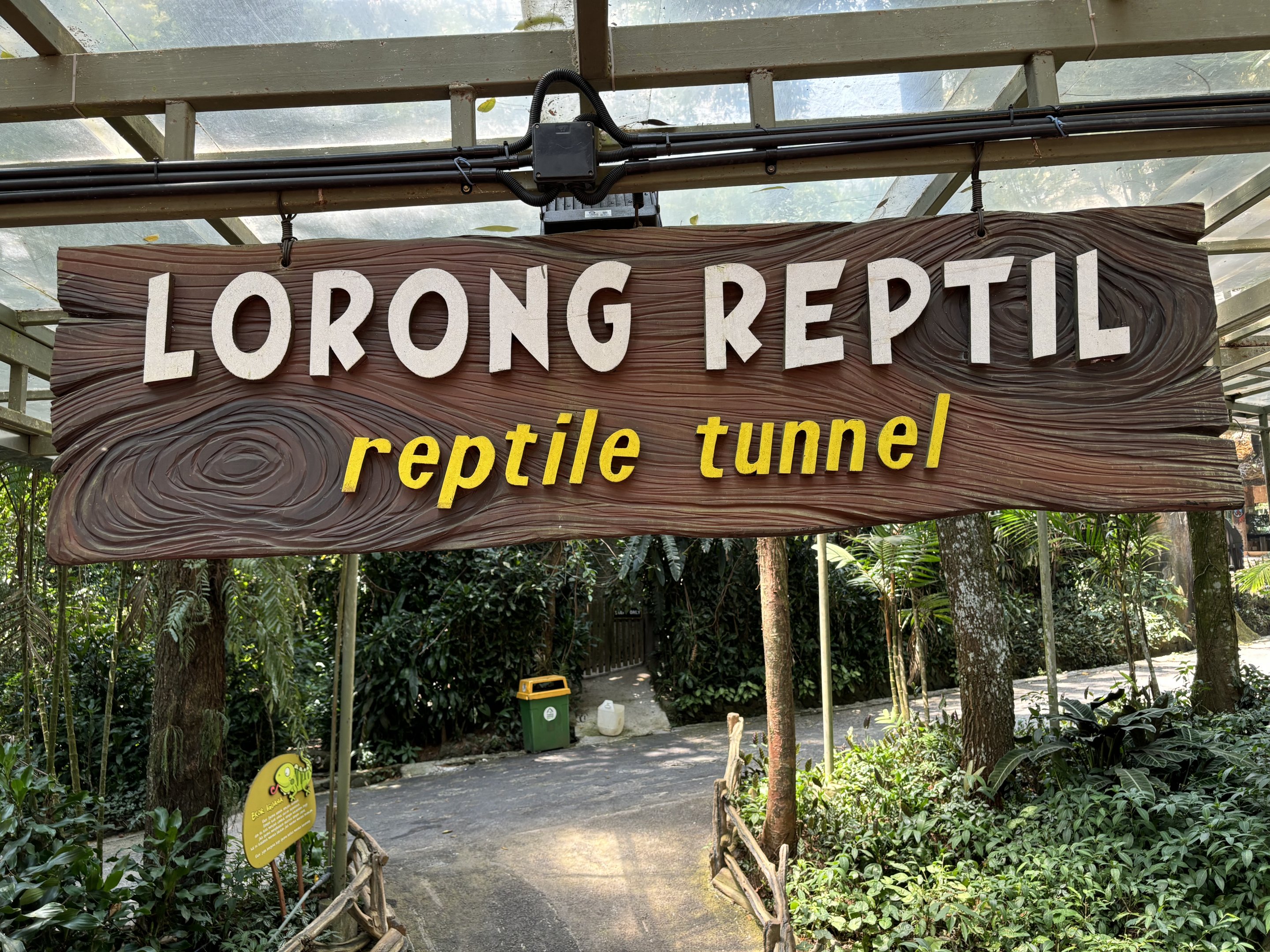 Reptile Tunnel Sign