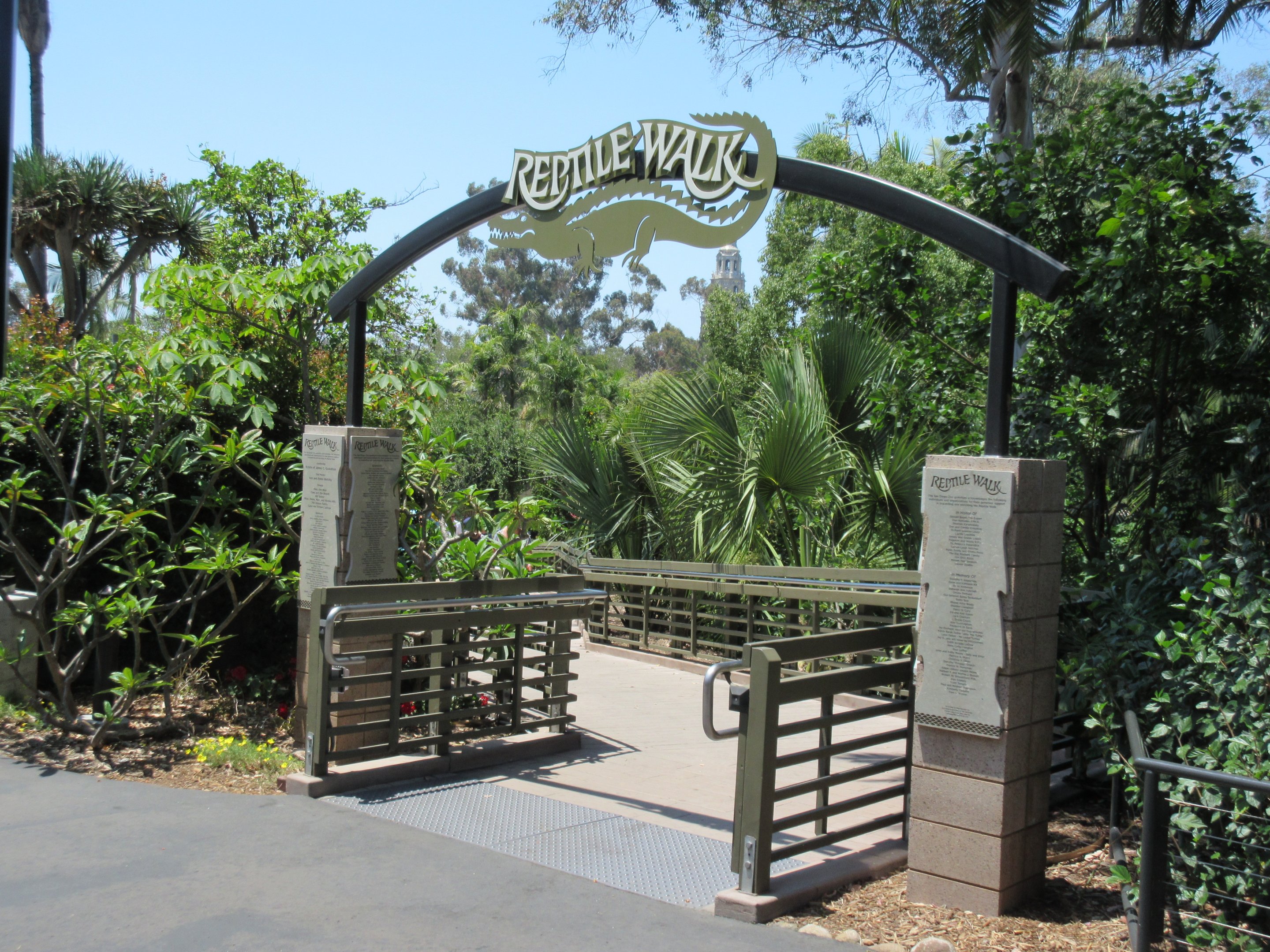 Reptile Walk - Entrance Gate