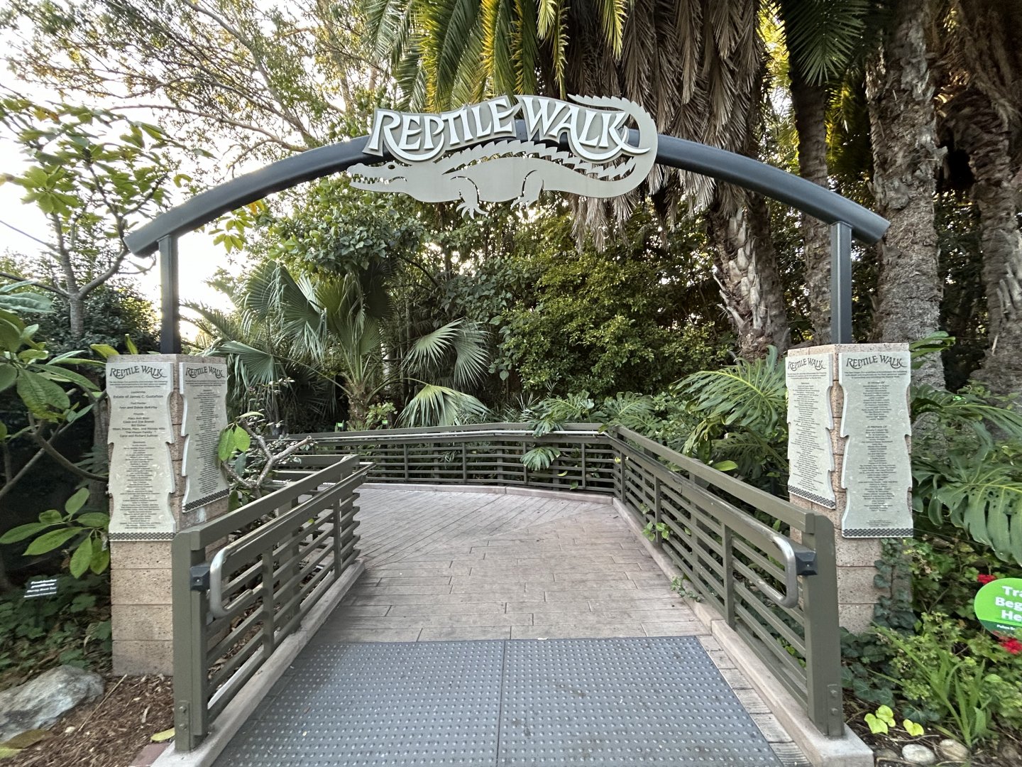 Reptile Walk Entrance