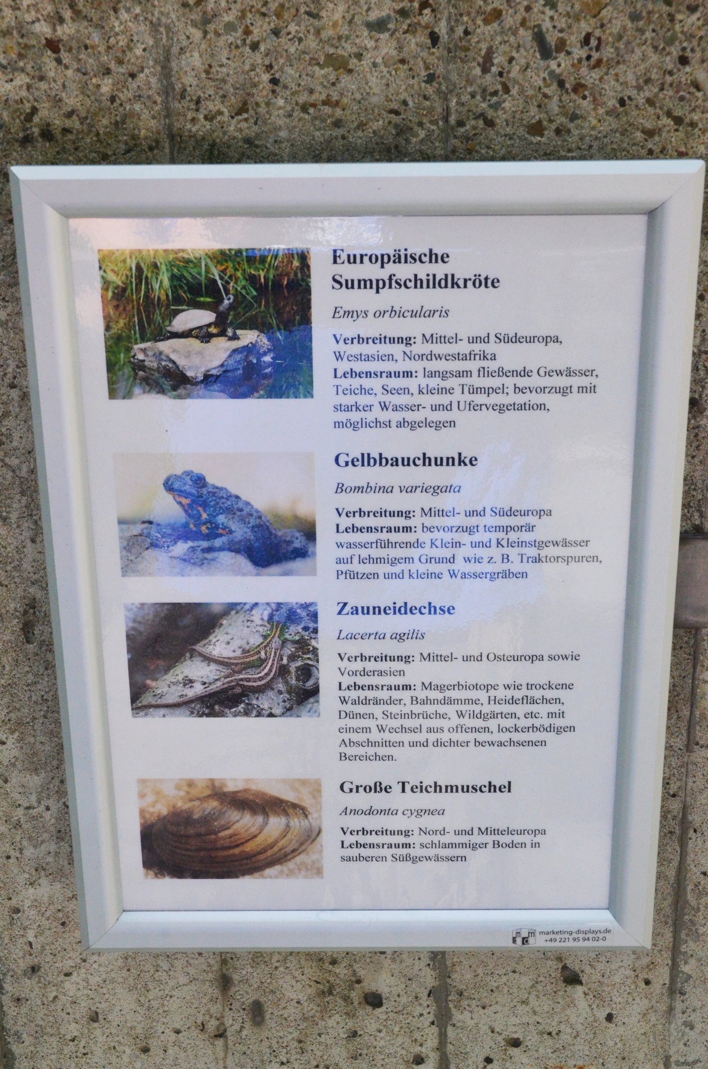 Reptiliary Signage at Wuppertal, 16/06/19